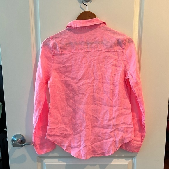 Lilly Pulitzer Sea View Linen Button Down Top - Picture 10 of 15